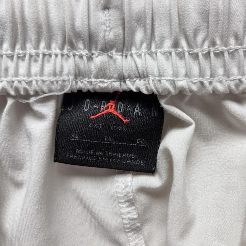 Jordan Mens Dri-FIT Basketball Shorts White Black Jumpman Logo XL Athletic